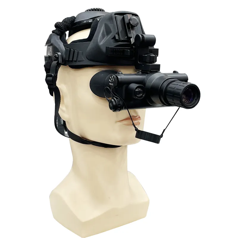 دستگاه دید در شب دوچشمی تک چشمی Nvg-h نصب شده روی کلاه ایمنی
